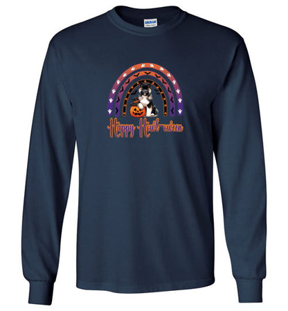 Akita Howl-oween Youth Gildan Shirts - WagALotBowWow