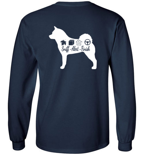 Akita Scent Sniff Front/Back - WagALotBowWow