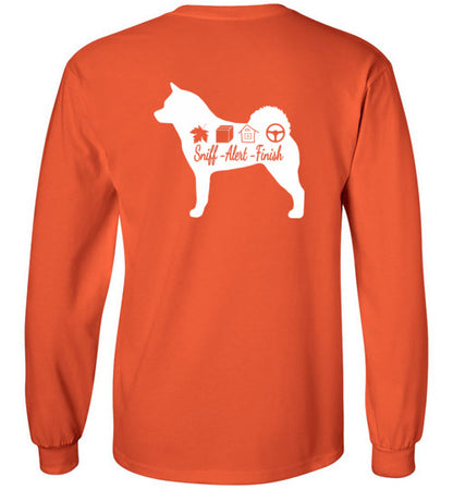 Akita Scent Sniff Front/Back - WagALotBowWow