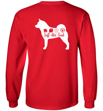 Akita Scent Sniff Front/Back - WagALotBowWow