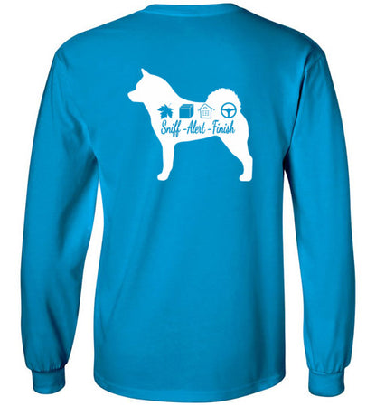 Akita Scent Sniff Front/Back - WagALotBowWow