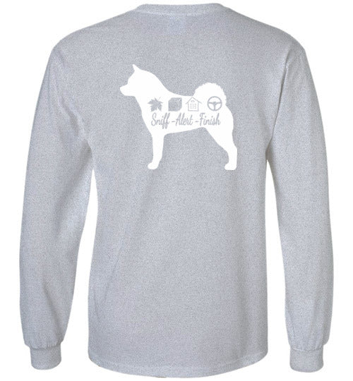 Akita Scent Sniff Front/Back - WagALotBowWow