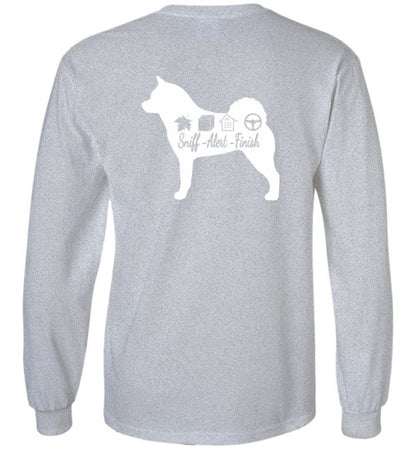 Akita Scent Sniff Front/Back - WagALotBowWow