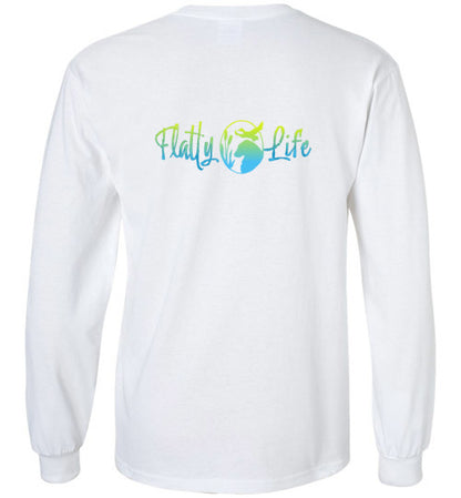 Flatty Life Front/Back LS Gildan - WagALotBowWow