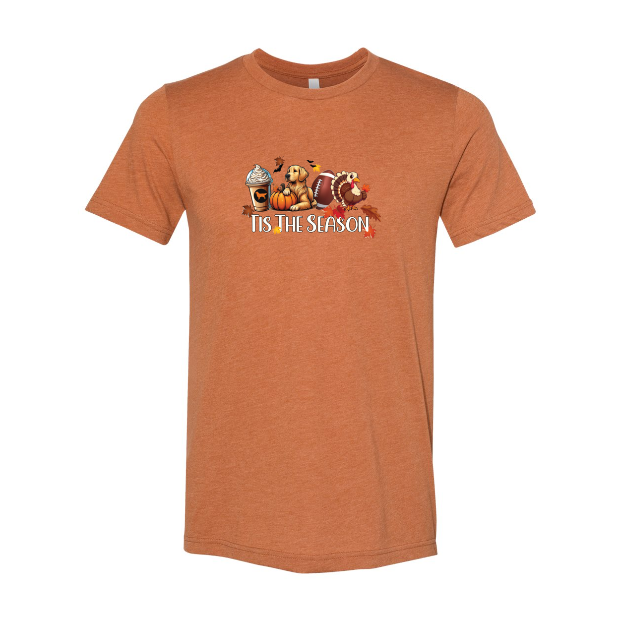 Golden Tis The Season Fall Unisex Short Sleeve Jersey Tee - WagALotBowWow