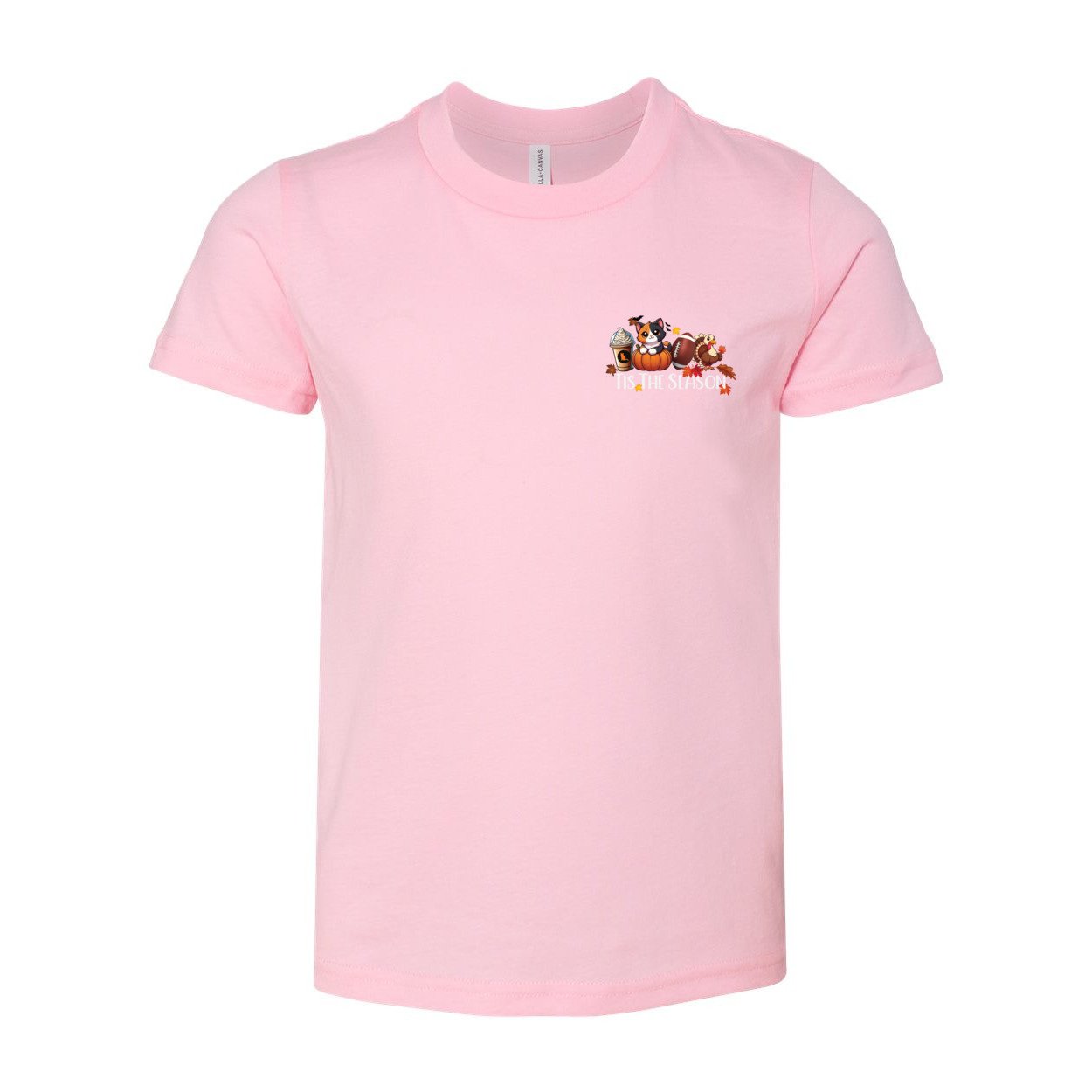 Calico Cat Tis The Season Fall Front/Back - WagALotBowWow