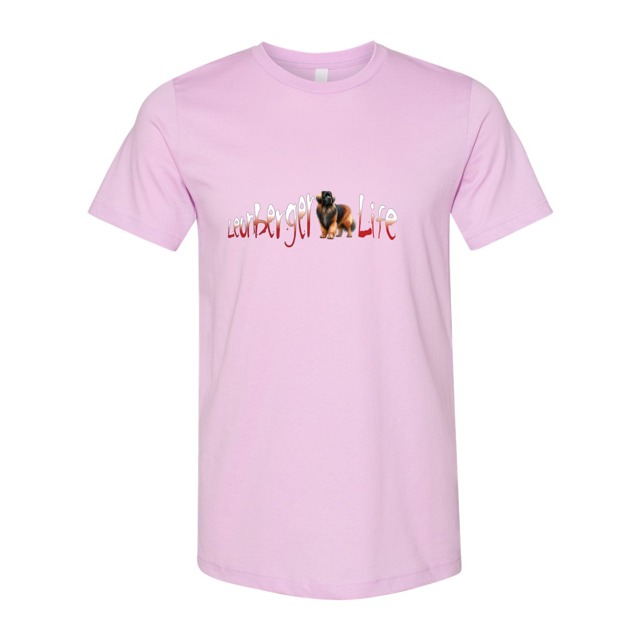 Leonberger Life Red/White Unisex SS Jersey Tee - WagALotBowWow