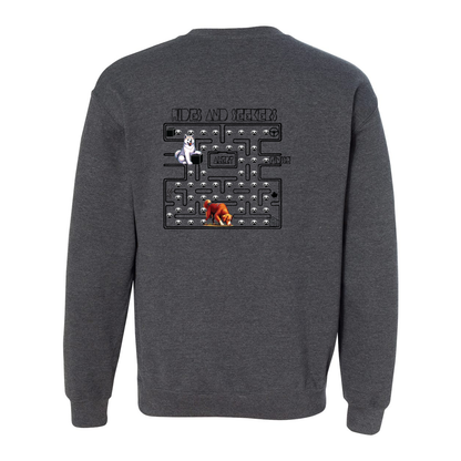 River Maze Scent Heavy Blend Crewneck Sweatshirt - WagALotBowWow