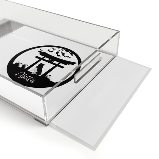 Custom Acrylic Serving Tray - WagALotBowWow