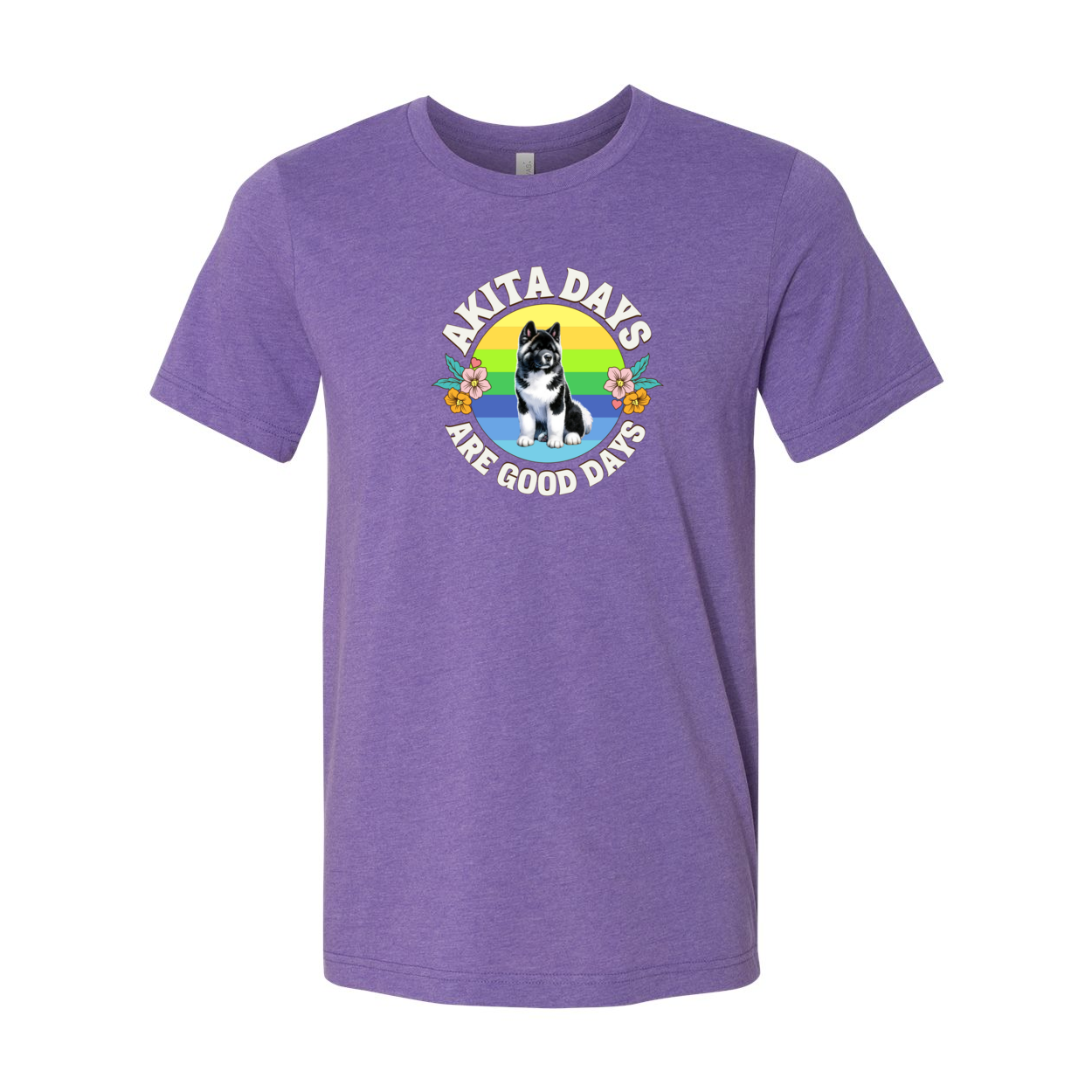 Akita Days Are Good Days SS T-Shirt - WagALotBowWow