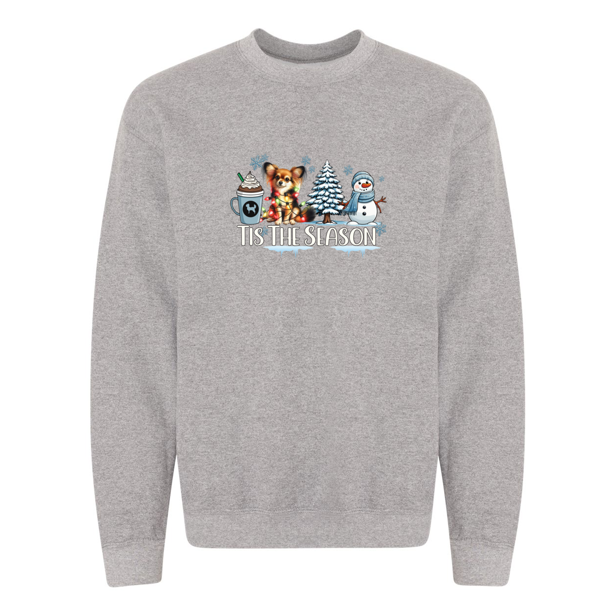 Russian Toy Tis The Season Winter Heavy Blend Crewneck Sweatshirt - WagALotBowWow