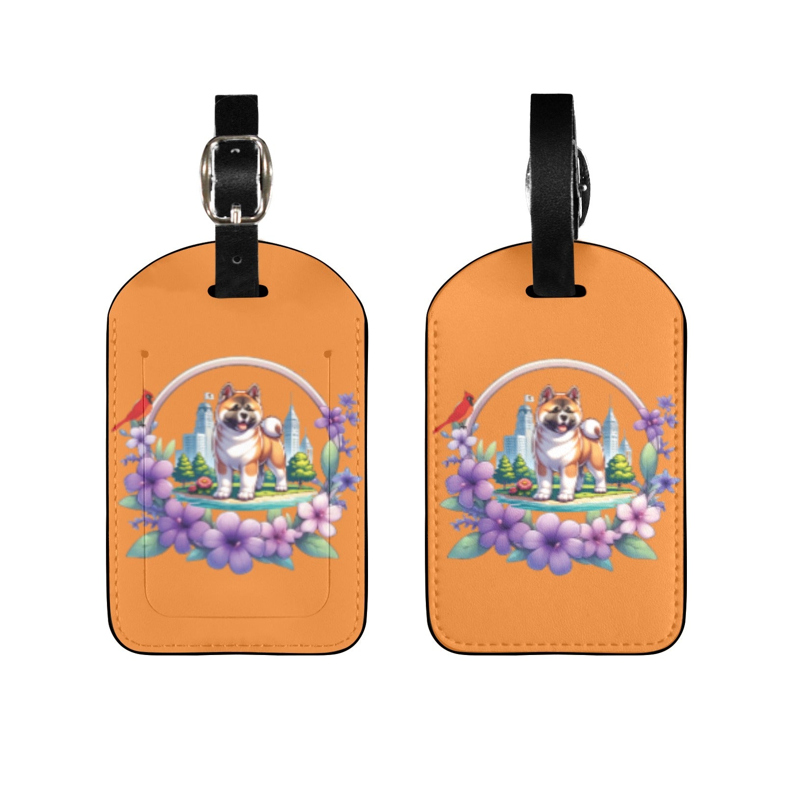 IL Akita Luggage Tag - WagALotBowWow