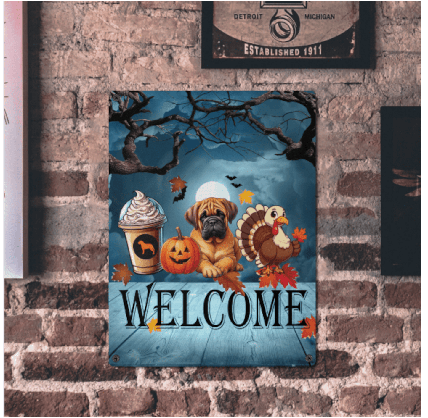 Custom Metal Sign - WagALotBowWow