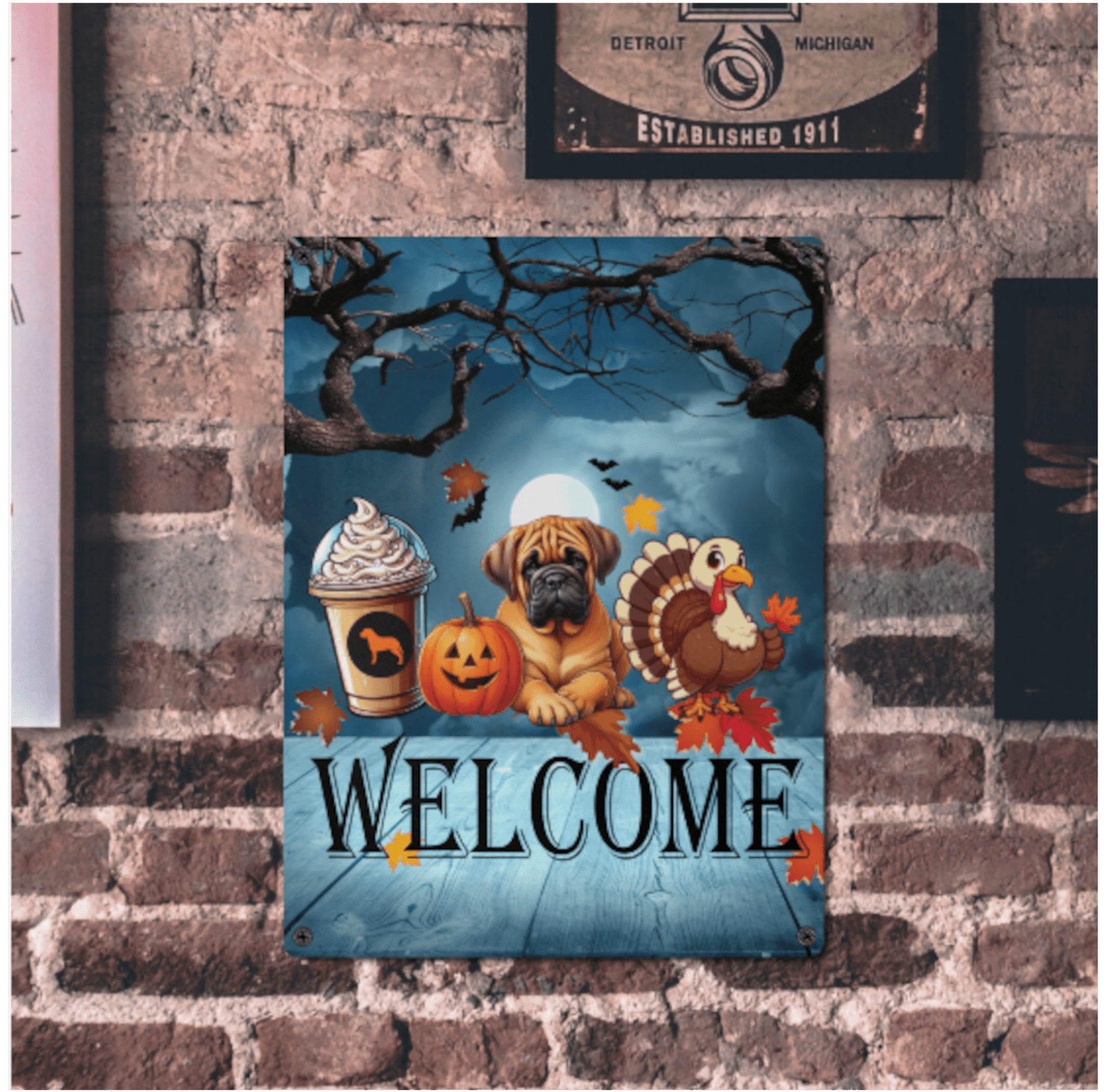 Custom Metal Sign - WagALotBowWow