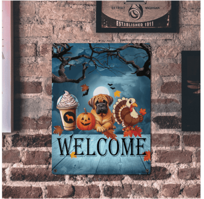 Custom Metal Sign - WagALotBowWow