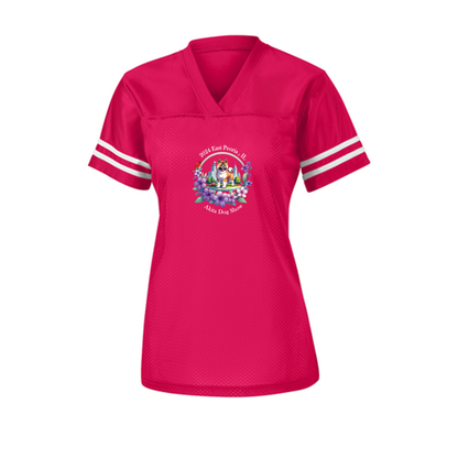 IL Akita Sport-Tek Ladies Front Only - WagALotBowWow