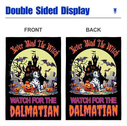 Halloween Non-Sporting Breed Garden Flags - WagALotBowWow