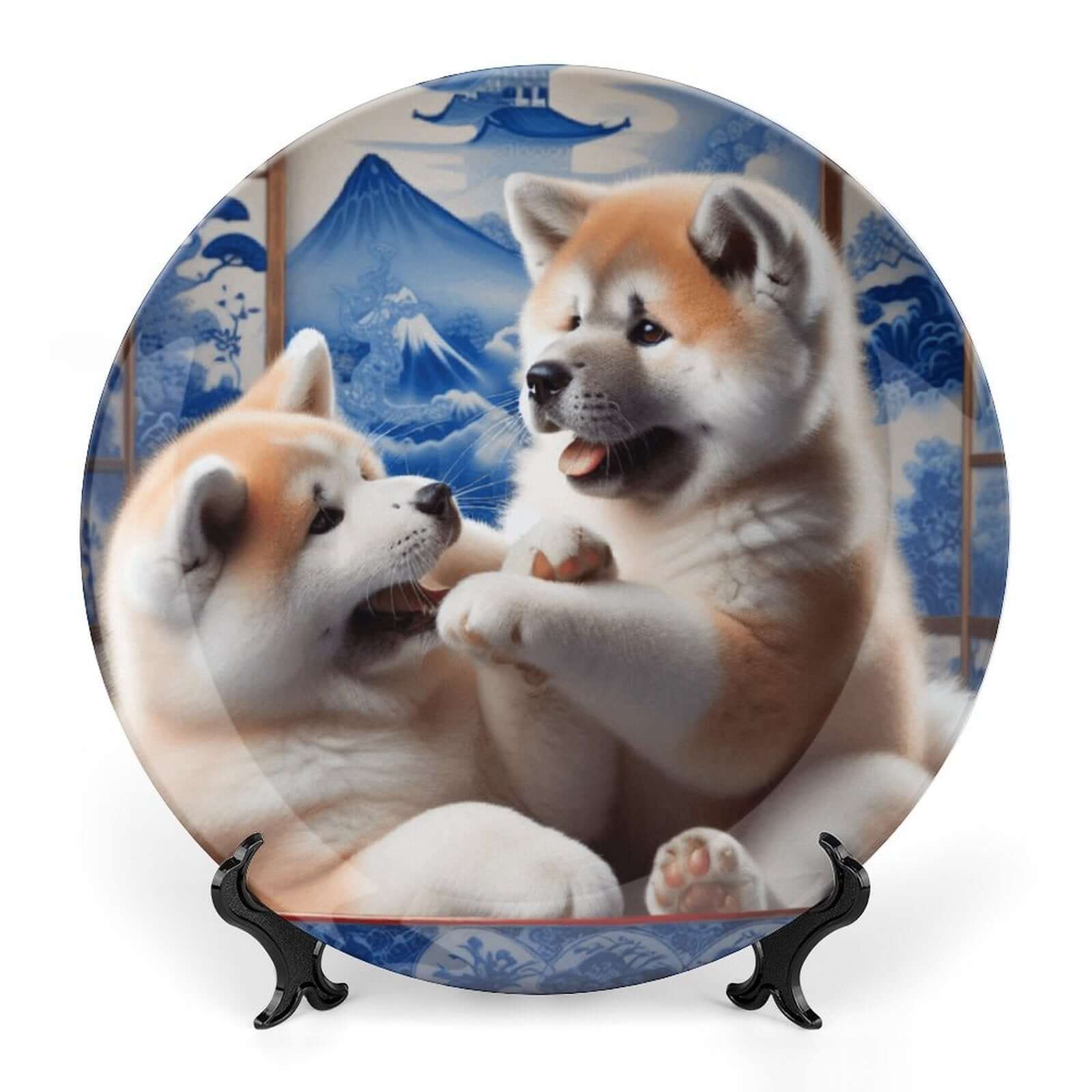 Customize Bone China Decorative Plate - WagALotBowWow