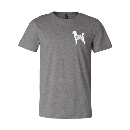 Scent Poodle 2 F/B Unisex Short Sleeve Jersey Tee - WagALotBowWow