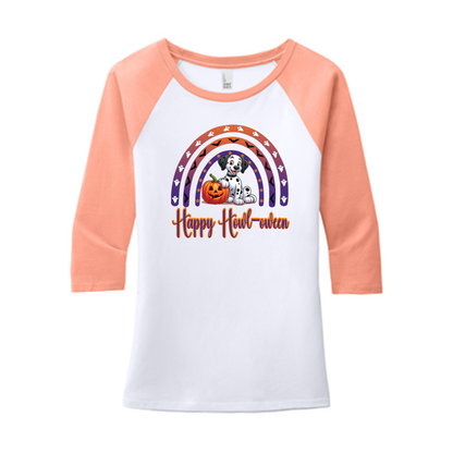 Dalmatian Howl-ween Front Print Only - WagALotBowWow