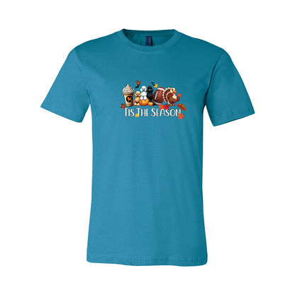 Poodle Tis The Season Fall Unisex Short Sleeve Jersey Tee - WagALotBowWow