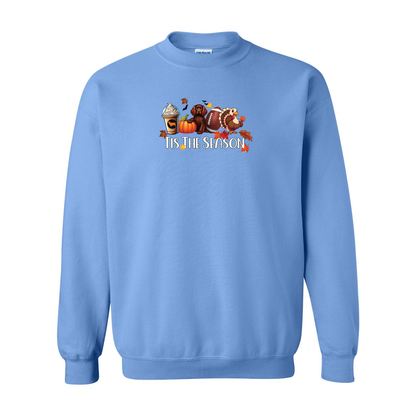 Sussex Tis The Season Fall Heavy Blend Crewneck Sweatshirt - WagALotBowWow
