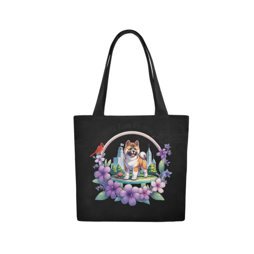 IL Akita Canvas Tote - WagALotBowWow