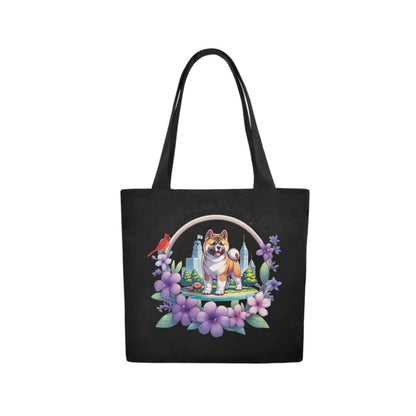 IL Akita Canvas Tote - WagALotBowWow