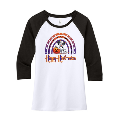 Dalmatian Howl-ween Front Print Only - WagALotBowWow