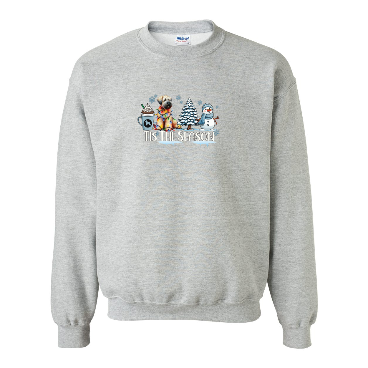 SCWT Tis The Season Winter Heavy Blend Crewneck Sweatshirt - WagALotBowWow