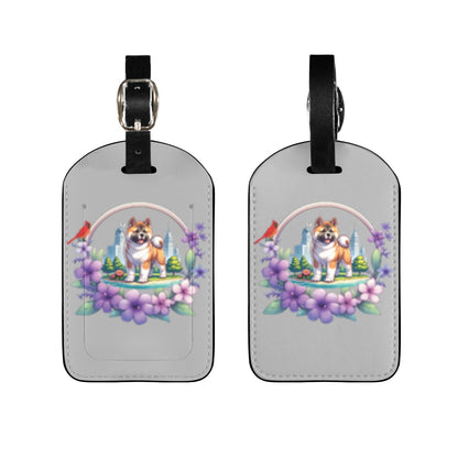IL Akita Luggage Tag - WagALotBowWow