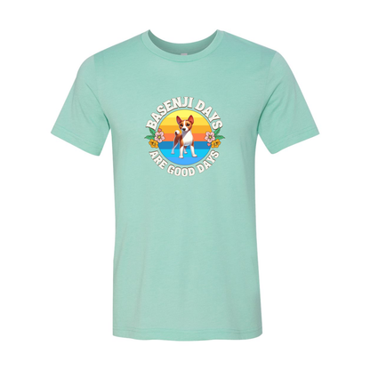 Basenji Days Are Good Days SS T-shirt - WagALotBowWow