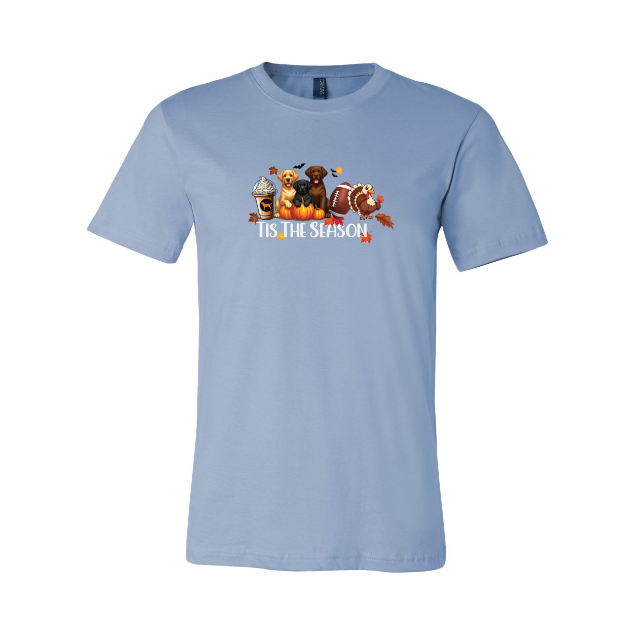 Labrador Tis The Season Fall Unisex Short Sleeve Jersey Tee - WagALotBowWow