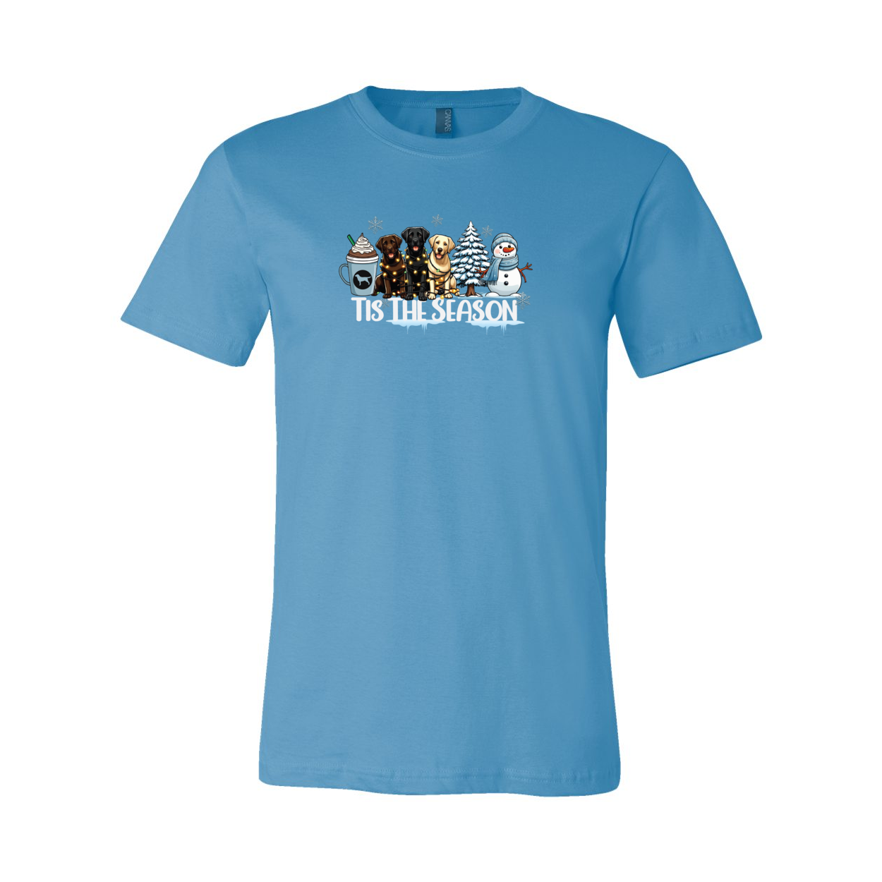 Labrador Tis The Season Winter Unisex Short Sleeve Jersey Tee - WagALotBowWow