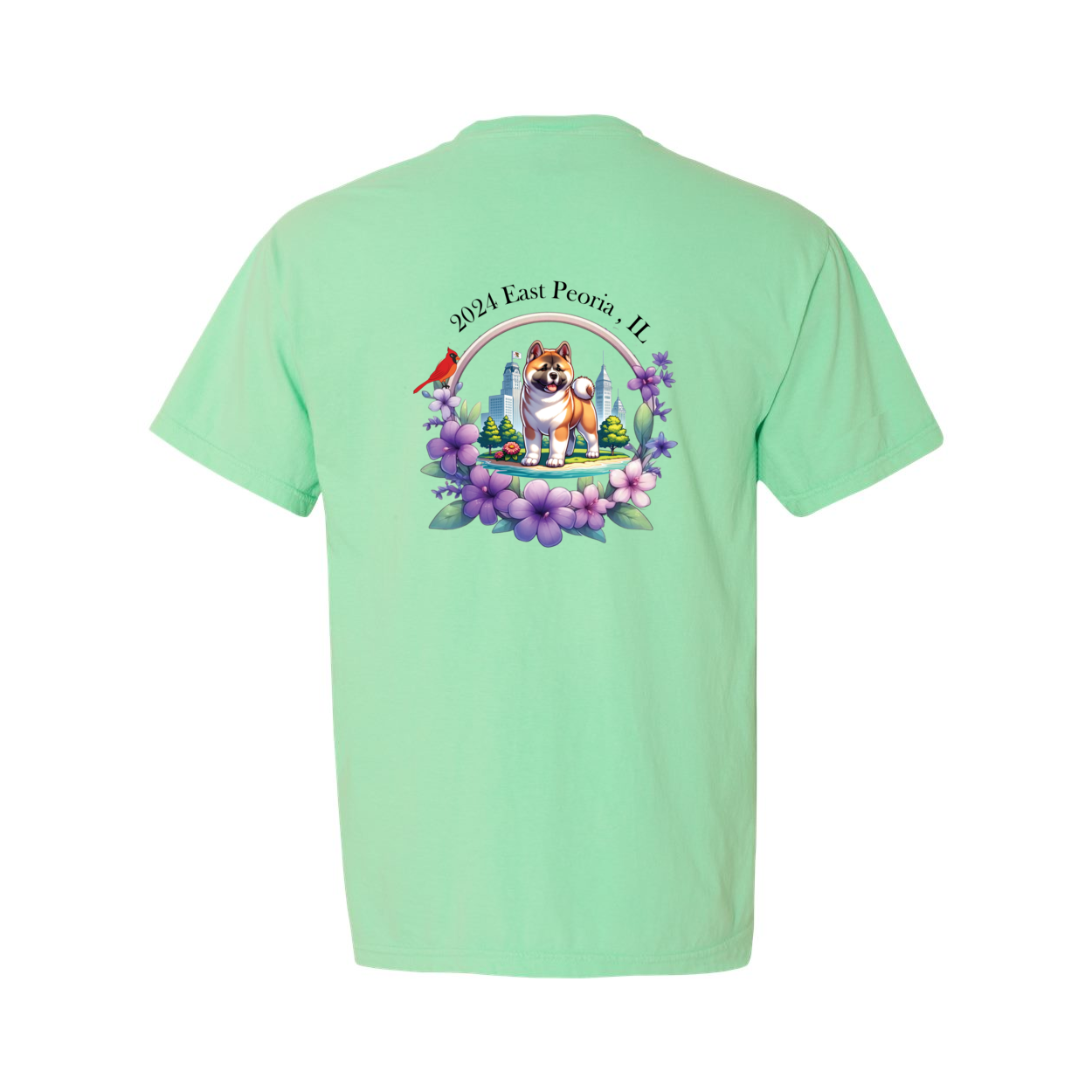 IL Akita Unisex Short Sleeve with Pocket - WagALotBowWow