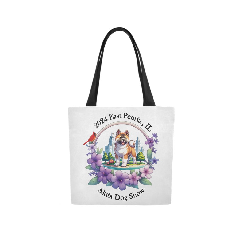 IL Akita Canvas Tote - WagALotBowWow