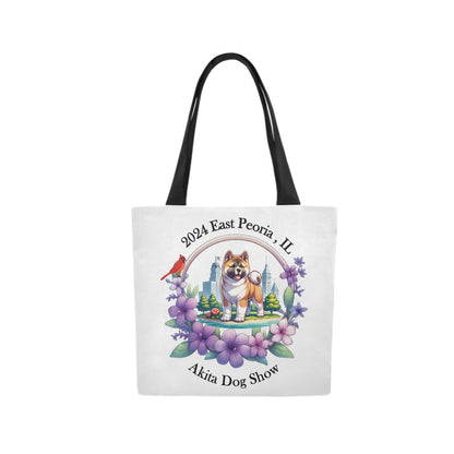 IL Akita Canvas Tote - WagALotBowWow