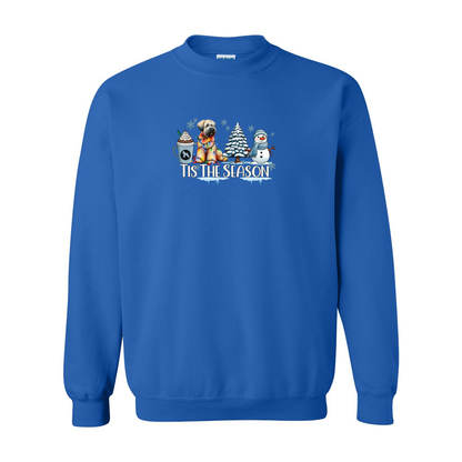 SCWT Tis The Season Winter Heavy Blend Crewneck Sweatshirt - WagALotBowWow