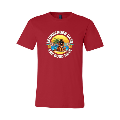 Leonberger Days Are Good Days SS T-Shirt - WagALotBowWow