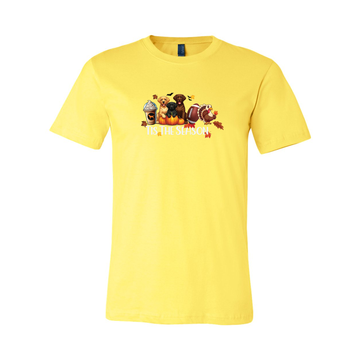 Labrador Tis The Season Fall Unisex Short Sleeve Jersey Tee - WagALotBowWow