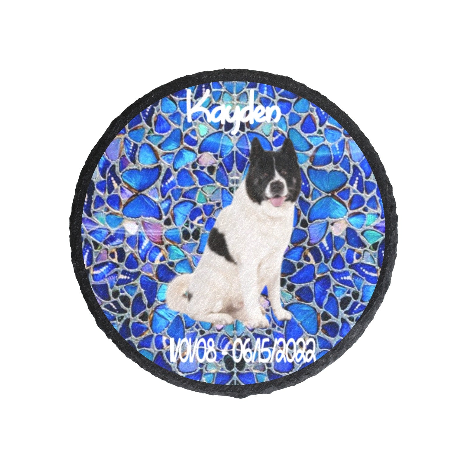 Custom Memorial Stone - WagALotBowWow