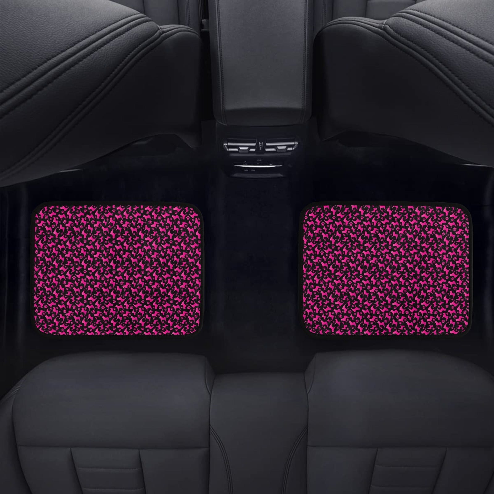 Custom Back Seat Car Mats (2pcs) - WagALotBowWow