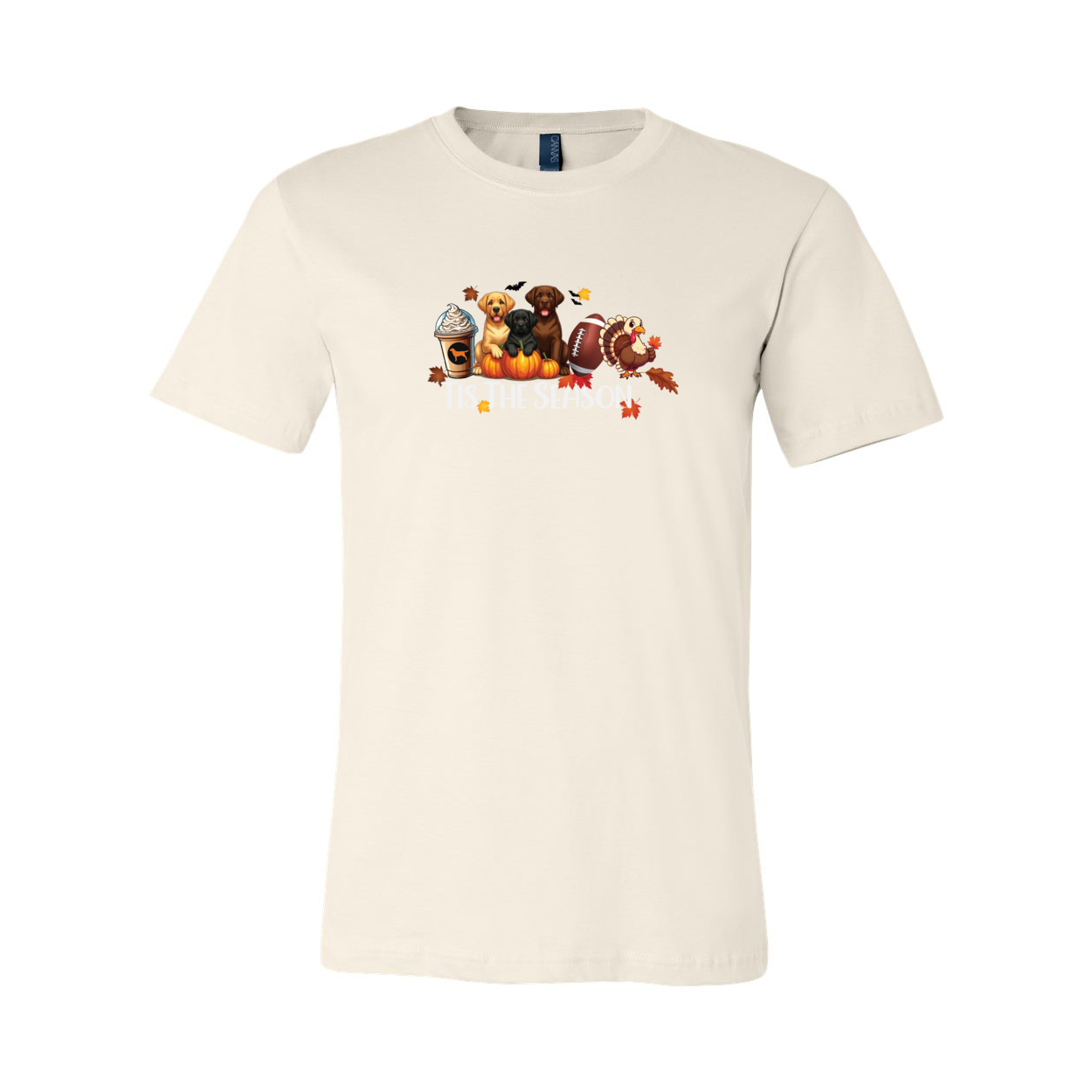 Labrador Tis The Season Fall Unisex Short Sleeve Jersey Tee - WagALotBowWow