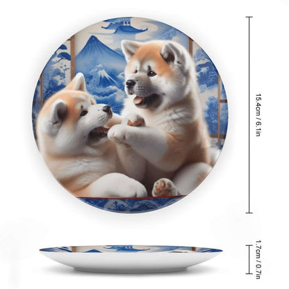 Customize Bone China Decorative Plate - WagALotBowWow