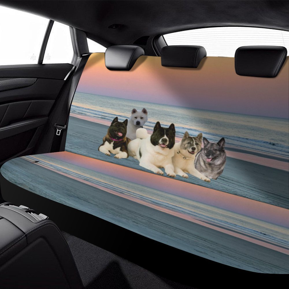 Custom Car Rear Seat Cover - WagALotBowWow