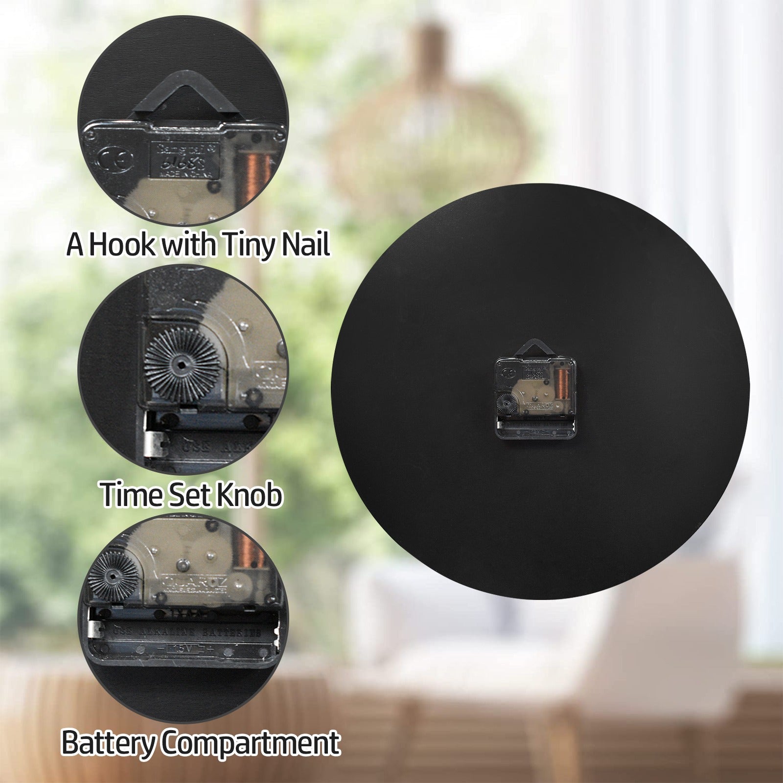 Custom MDF Wall Clock - WagALotBowWow