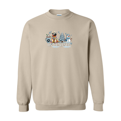 SCWT Tis The Season Winter Heavy Blend Crewneck Sweatshirt - WagALotBowWow