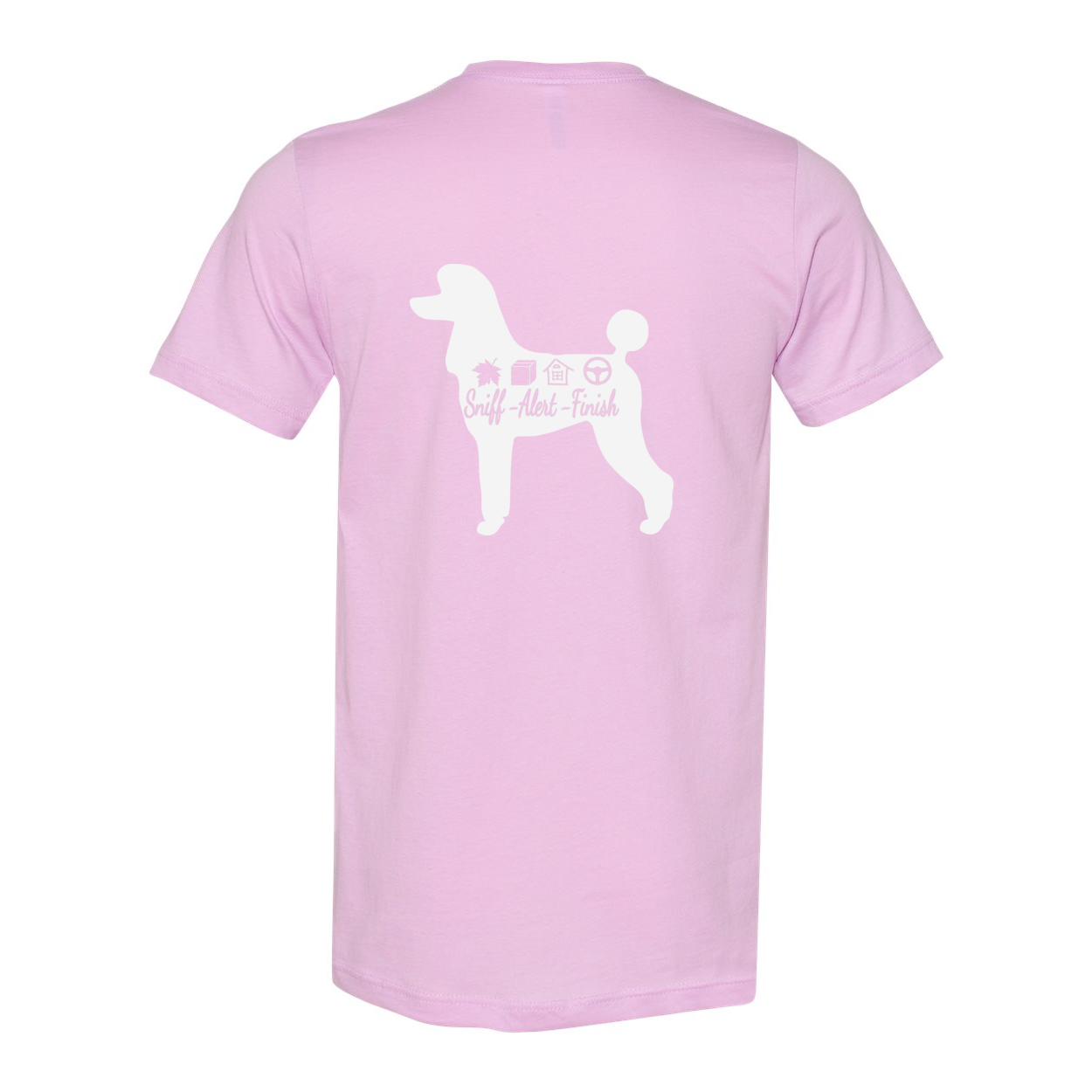 Scent Poodle 2 F/B Unisex Short Sleeve Jersey Tee - WagALotBowWow