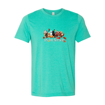 Poodle Tis The Season Fall Unisex Short Sleeve Jersey Tee - WagALotBowWow