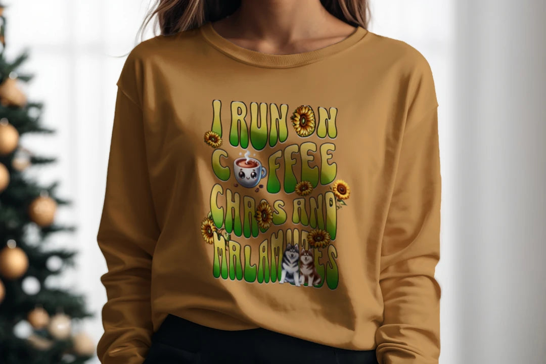 Coffee Chaos & Malamutes Sweatshirt - WagALotBowWow